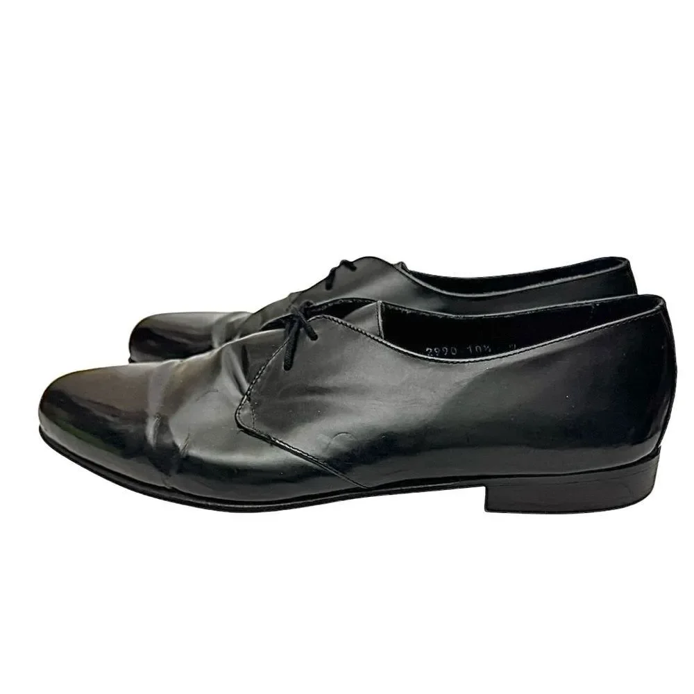 Stanley Blacker Men's Vintage Dress Shoes Size 10.5 W Made In Italy Pre-Owned